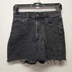 Abercrombie & Fitch Slim Straight Ultra High Rise Shorts Black Curve Love 26/2 Photo 0
