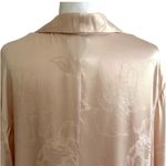 Victoria's Secret Champagne Peach Satin Floral Long Sleeve PJ Pajama Top XL NEW Photo 6