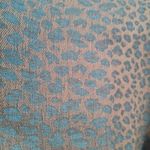 Pashmina Cheetah Print Rectangle Scarf-Cashmere & Silk Blend-Fringe-Reversible Photo 5