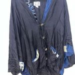 Brand Resort Wear Totem Faced Abstract Boho Cardigan w/ Metal Fastens Photo 1