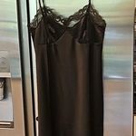 Trina Turk ππ Liz Silk Blend Mini Slip Dress ~ Black Medium M NWT Photo 0