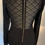 Black sexy dress formfitting, long sleeve black dress medium Photo 1