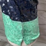 J.Crew  Navy and Aqua Sequin tank Photo 12