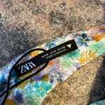 ZARA  Floral Maxi Satin V Neck Dress Pockets Size Small Photo 5