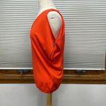 Joseph A  NWT Orange Grenadine Cold Shoulder Short Sleeve Lightweight Sweater Photo 4