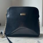 Liz Claiborne Vintage Navy Bag with Gold Chain Photo 2