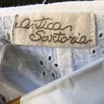 Antica Sartoria Cotton Embroidered Lace Swim coverup Top Dress sz M White Size M Photo 6