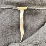 Free People  Katie Bird Small Boho Crochet Inset Black Flowy Shirt Photo 4