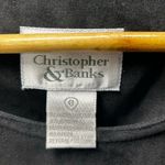 Christopher & Banks Vintage 90s Black Embroidered Winter Mittens Jumper: Size 6 Photo 1