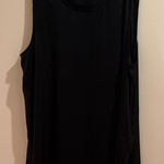 Who What Wear Black Sleeveless Women's Top Size Large Photo 0