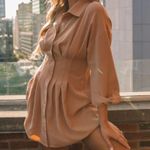 VICI  | Sarabeth Pintuck Button Down Shirt Dress Photo 1