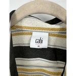 CAbi  Women's Caliber Long Sleeve Formal Sheer‎ Blouse Size M Color Stone Stripe Photo 3