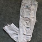 American Eagle Outfitters Light Wash Distressed Ripped Mom Jeans Photo 1