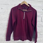 Eddie Bauer sweater color burgundy size M Photo 0