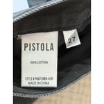 Pistola NWT Women Charlie High Rise Straight Jeans Faded Black 27 Raw Hem Denim Photo 3