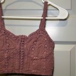 Aeropostale  Mauve Knit Bralette Crop Tank size XS Photo 5