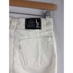 Levi's Junior White Straight-Leg Jeans Size 7 M 100% Cotton Photo 5
