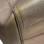 Tory Burch Rose Gold metallic ROBINSON Tote Bag Photo 10