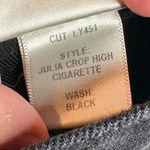 Reformation  Julia Crop High Cigarette Jean in Black Photo 6