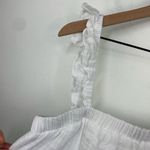 Altar'd State Altar’d State White Ruffled Strap Tired Dress cotton size Large Photo 4