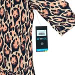 IBKUL Gemma Print Ruched Elbow Length Sleeve Dress Photo 12