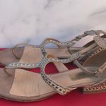 Valentino Garavani Valentino women’s Microstud embellished suede leather T-strap sandal IT 38 US 8 Photo 5