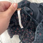 Free People Bodysuit jillian eyelet floral tank womens Black (xsmall) feminine Photo 1