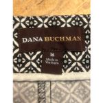 Dana Buchman Women’s Straight Dress Pants Black White Geometric Size 16 (5925) Photo 6