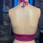 Mossimo Supply Co Women’s Small Mossimo Crochet Inset Bikini Red Lace Bralette Swimwear Photo 4