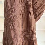 VICI X Jill Brown Textured Wrap Style Crop Top Size Medium Photo 5