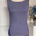 Kenar  Blue & White Striped Top – Small Photo 0
