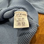 Brandy Melville Ribbed Blue Crop Sweater Top Photo 4