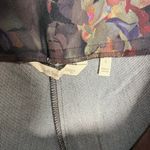 Soft Surroundings  Dark Floral Ankle Length Pull On Pants Size Large Artsy Photo 10