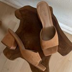 Abound  Women's Tan Block Heel Mules Size 8.5 Photo 0