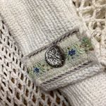 POL  open crochet Button down shacket. Antique white. Size Medium Photo 11
