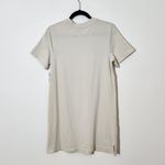 Old Navy  Cream Short Sleeve Mini T-Shirt Dress NWT Size Small Mini Cream Dress Photo 3