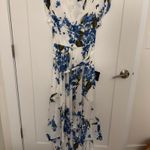 Lulus  French Countryside White Floral Print High-Low Dress Photo 1