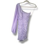 Hello Molly Hello‎ Molly Party It Up Dress One Shoulder Lilac Formal Party Event Womens 8 Photo 5