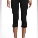 Athletic Works  Womens Mid Rise Slim-Leg Capris Leggings Size XXL 20 Black NWOT Photo 1