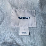 Old Navy  Light Wash Denim Jacket Size Small Photo 4