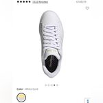 Adidas NWT Women's White and Gold Grand Court 2.0 Sneakers sz 9 Photo 2