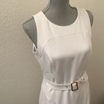 White House | Black Market WHBM white dress 8 New NWT medium Sleeveless GORGEOUS Photo 3