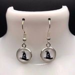 Handmade Harry Potter Sorting Hat Jewelry Set- includes necklace and earrings Photo 1