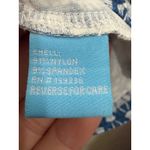 J. McLaughlin Catalina Cloth Blue Lobster Print 3/4 Sleeve Top Coastal Classic Photo 3