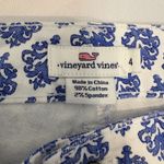 Vineyard Vines  Gustavia White Blue Printed Mid Rise Skinny Ankle Jeans Size 4 Photo 3