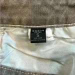 SheIn high rise brown with white seam straight leg wide leg jeans in size small Photo 4