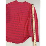 Zella  Top Womens Small Hot Pink Striped Athletic Athleisure Travel Basic Casual Photo 4