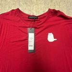 NWT S.DEER Concept Womens Red T Photo 2