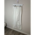 Pilcro and the Letterpress  High rise bootcut‎ white denim- size 26 Photo 3