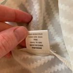 Skies Are Blue Chevron Fringe Kimono Cardigan Blouse Boho Beach Cover Up Size M Photo 6